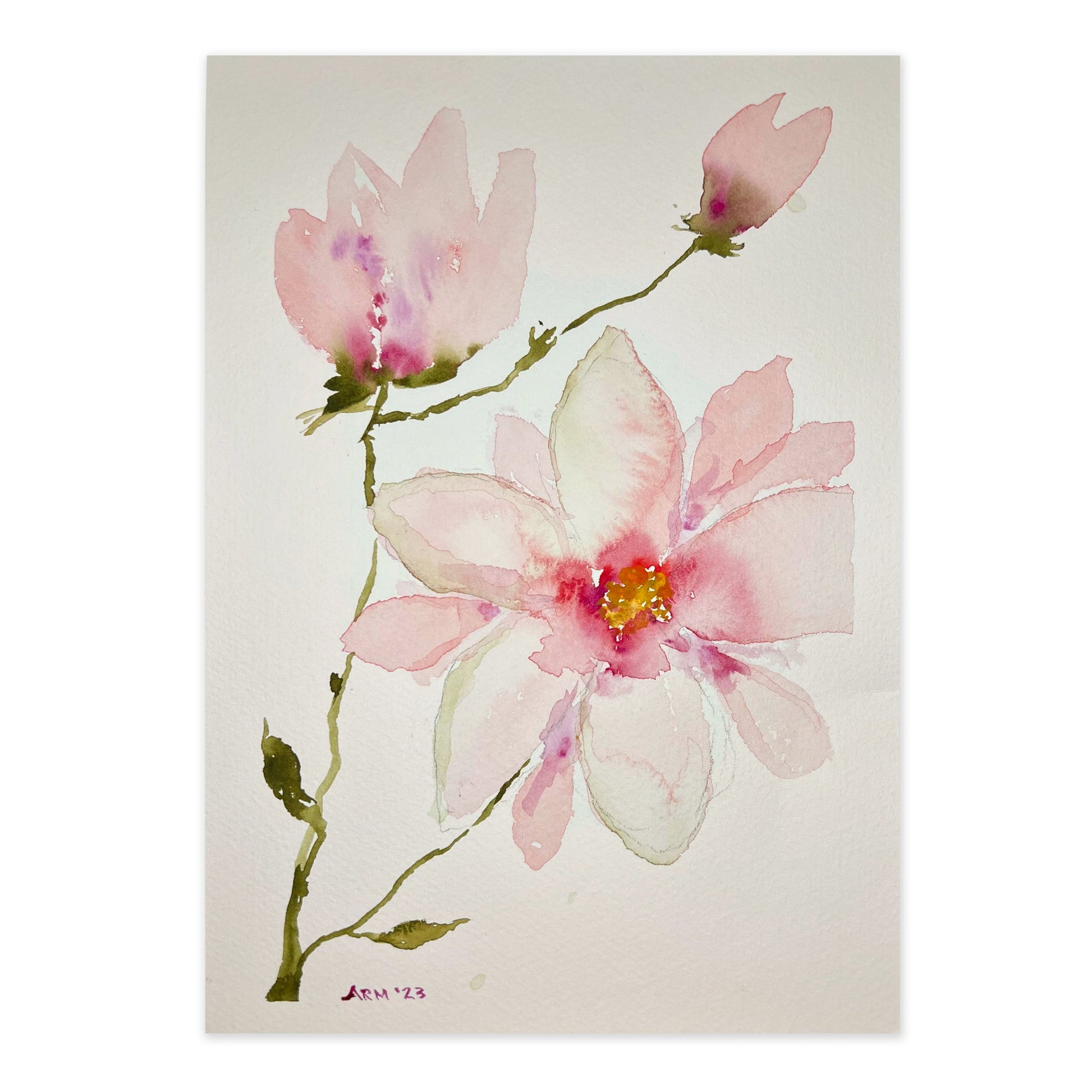 Sugar Magnolias - Original Watercolor